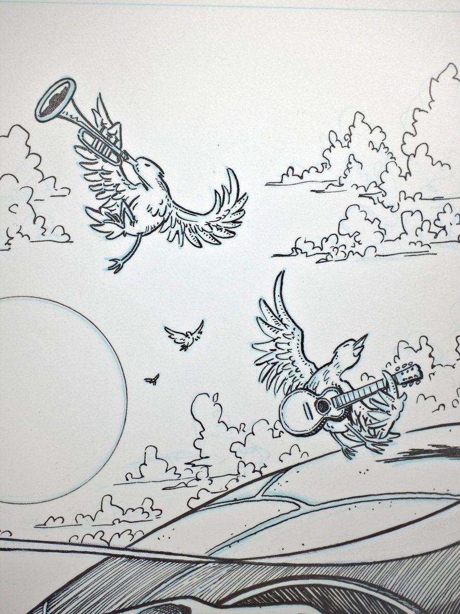 Image of Original Ink Drawing - Slightly Stoopid Clearwater 2025