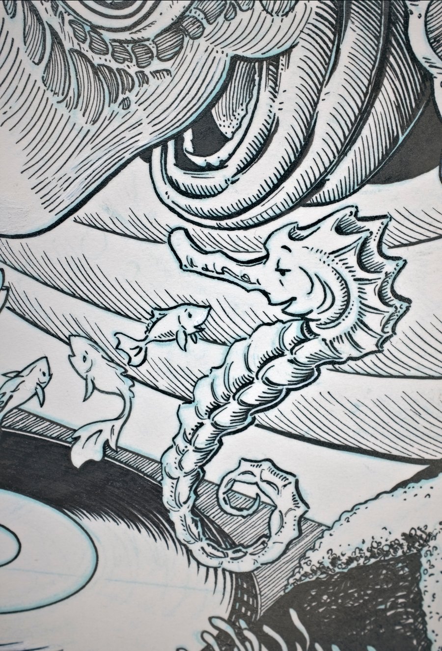 Image of Original Ink Drawing - Slightly Stoopid Clearwater 2025