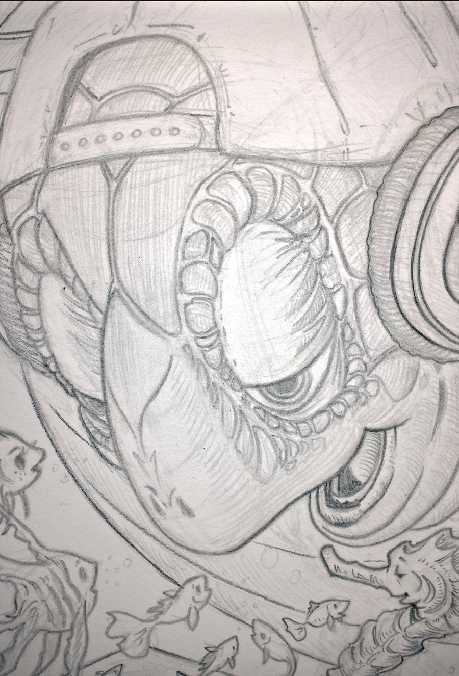 Image of Original Pencil Drawing - Slightly Stoopid Clearwater 2025