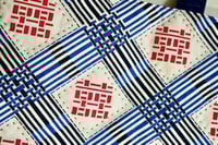 Image 5 of Hand-Printed Fabric Tote Bag | Handwoven Cotton | Vintage Fabric Handles