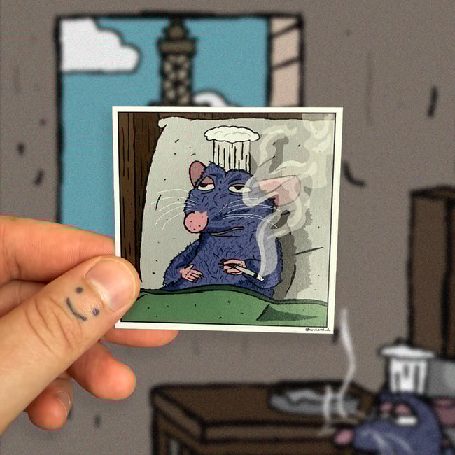 SCUMBAG REMY - Nowherelad *PRINT & STICKER COMBO*