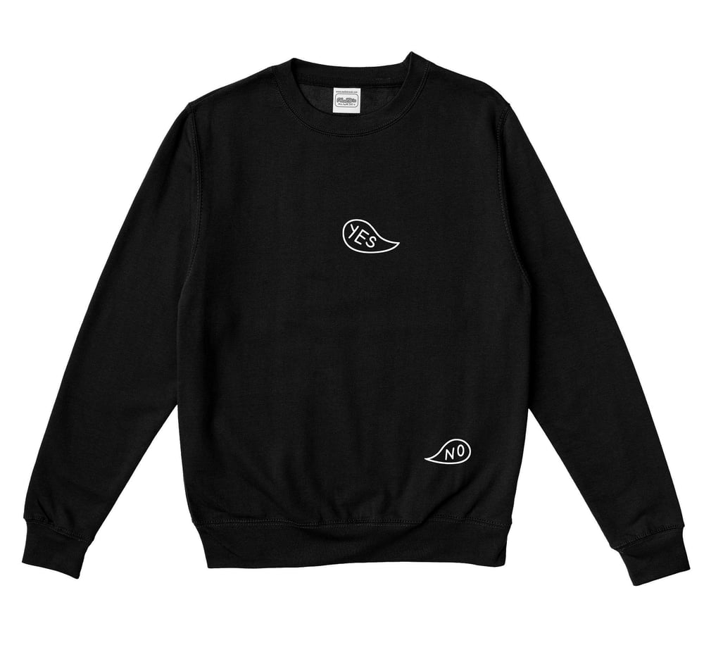 Image of YES, NO, MAYBE black