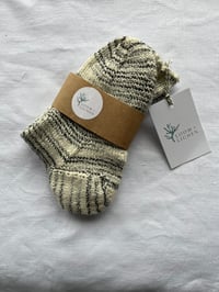 Image 3 of Hand Knitted Un-dyed Socks