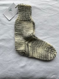 Image 1 of Hand Knitted Un-dyed Socks
