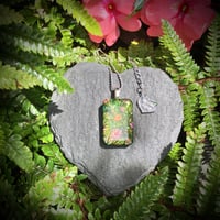 Image 3 of Hibiscus Tropical Painted Pendant