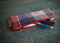 Image 2 of Fabric Slim Pencil Case | Zipper Pen Pouch | Zipper Glasses Case