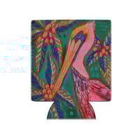 Image 3 of FLA ARTIST | 12oz koozie | Pelican and Water Fowl
