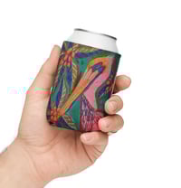 Image 4 of FLA ARTIST | 12oz koozie | Pelican and Water Fowl