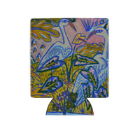 Image 1 of FLA ARTIST | 12oz koozie | Pelican and Water Fowl