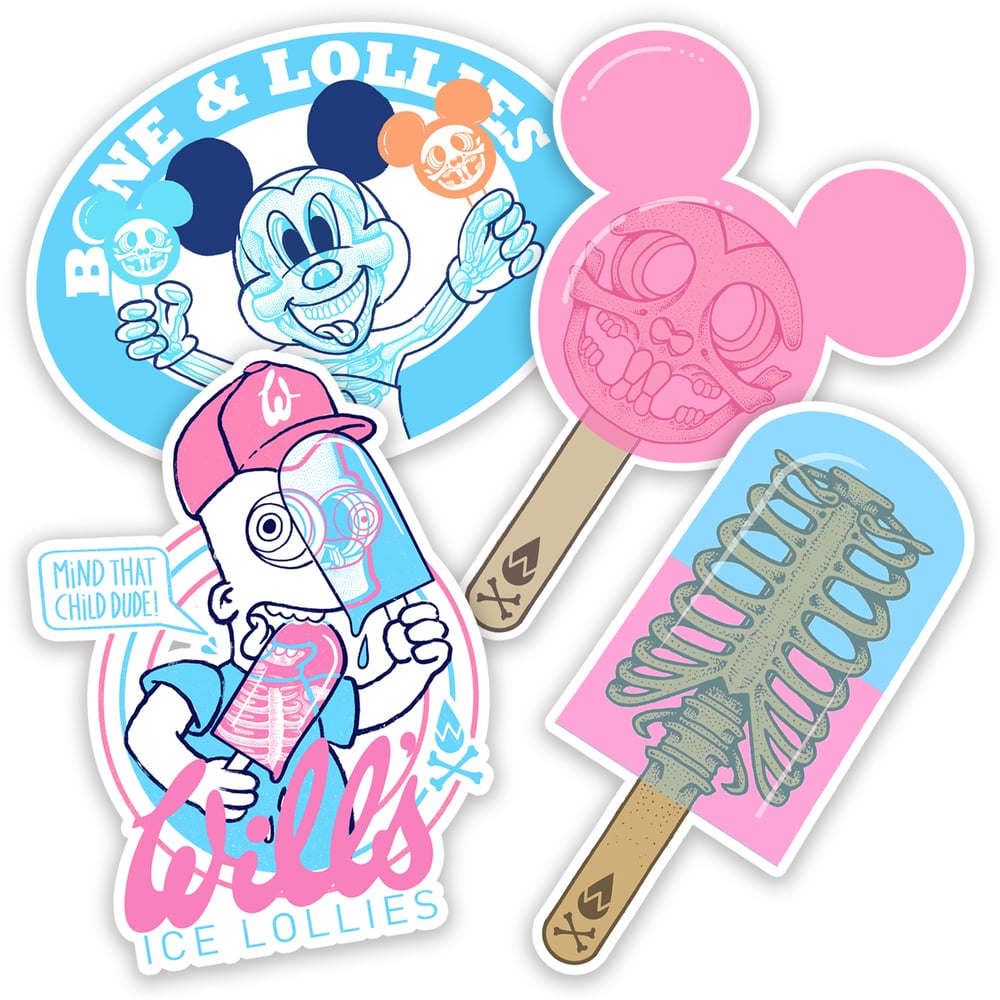 Image of Will's Ice Lollies Sticker Pack