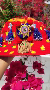 Image 1 of Red Cosmic Cap