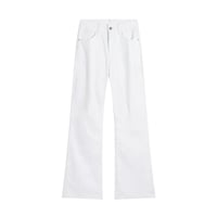 Image 6 of Straight Cut Wide Leg Jeans