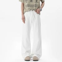 Image 1 of Straight Cut Wide Leg Jeans