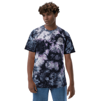 Image 2 of Sage Young Psy-Dye Oversized tie-dye t-shirt