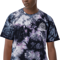 Image 4 of Sage Young Psy-Dye Oversized tie-dye t-shirt