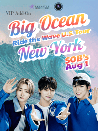 Image 1 of VIP Add-On* NYC - Big Ocean Ride The Wave U.S. Tour (New York City Aug 1 at SOB's)