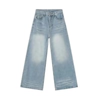 Image 5 of Washed Crease Pocket Jeans
