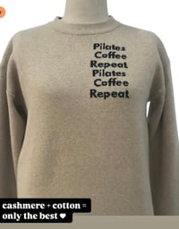 Image 2 of Pilates, Coffee, Repeat Sweater ☕️