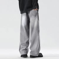Image 6 of Spliced Drawstring Jeans