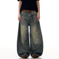 Image 1 of Curved Bootcut Denim