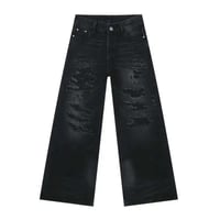 Image 7 of Distressed Wide Leg Jeans