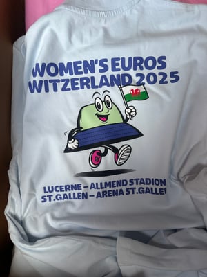 Image of Cymru in the Women’s Euros 2025 T Shirt 