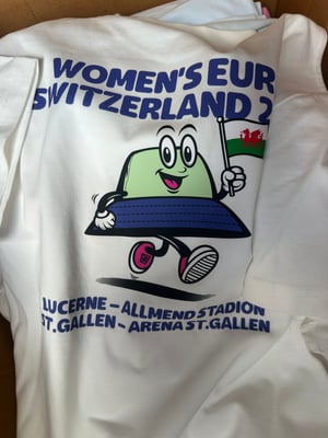Image of Cymru in the Women’s Euros 2025 T Shirt 