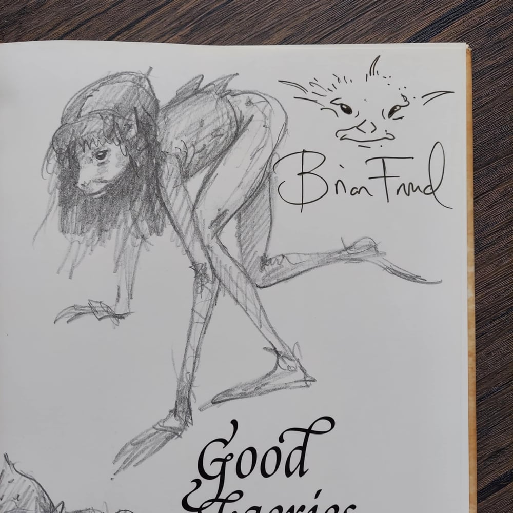 Good Faeries / Bad Faeries, by Brian Froud - SIGNED with a SKETCH
