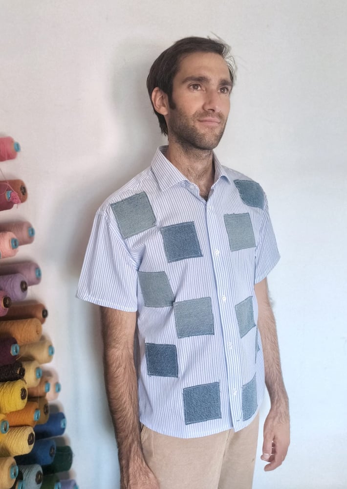 Image of Camisa tablero de ajedrez vaquero