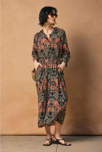 Image 1 of Midnight Palm Long Dress 