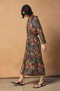 Image 4 of Midnight Palm Long Dress 