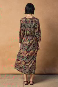 Image 5 of Midnight Palm Long Dress 