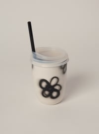 Image 2 of Travel Cup Graffiti Flower - Imparfait