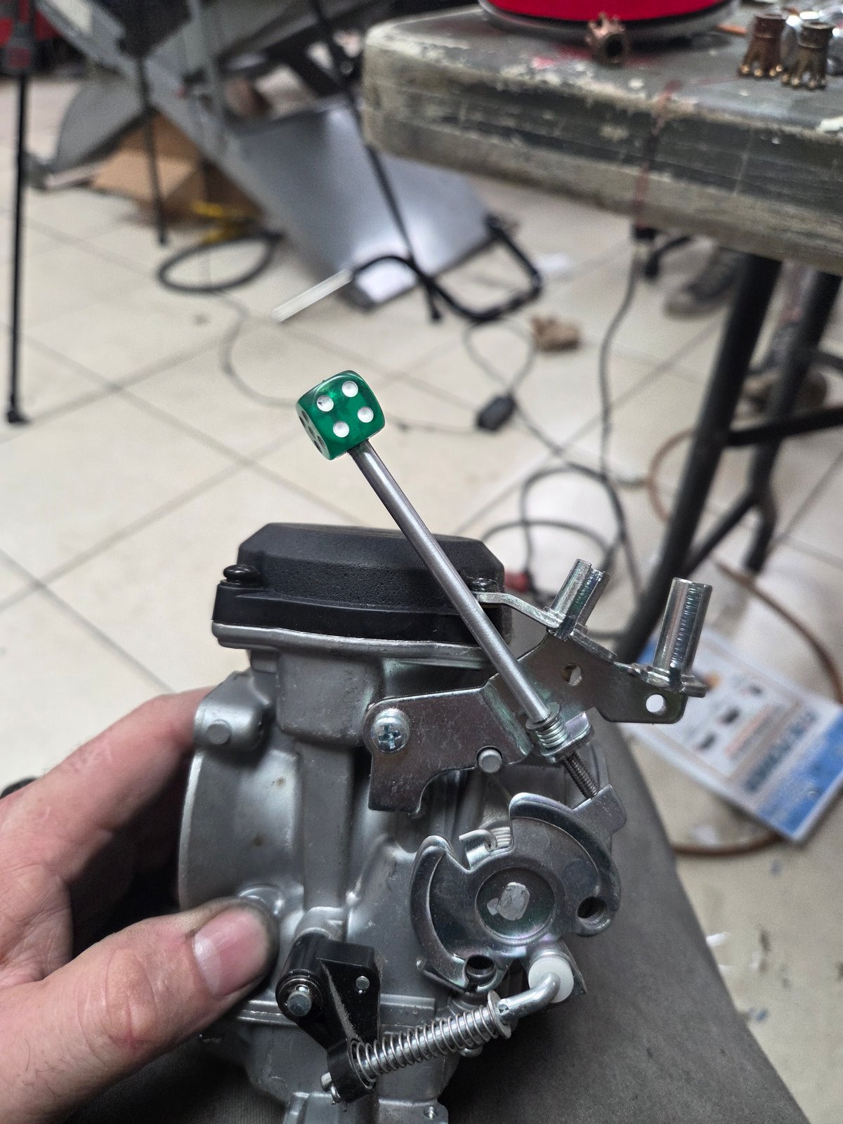 JOKERD NEXUS Scuderia DICE (センター重心) Harley CV Carb Dice Idle Adjuster 4mm | Idle Speed Screw | Gattis