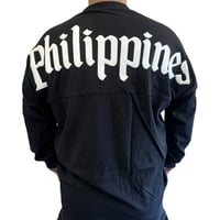 Image 2 of Philippines Long Sleeve Black White
