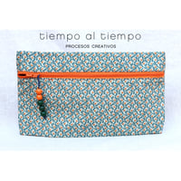 Image 1 of Estuche verde y naranja