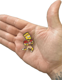 Image 2 of Bootleg Bart Pin