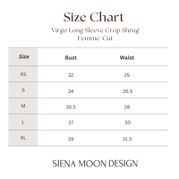 Image 5 of Virgo Long Sleeve Crop Shrug