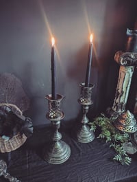 Image 1 of Big gothic candle sticks 