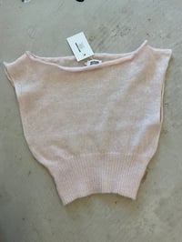 Image 2 of Knitted top Luna in balerina pink 