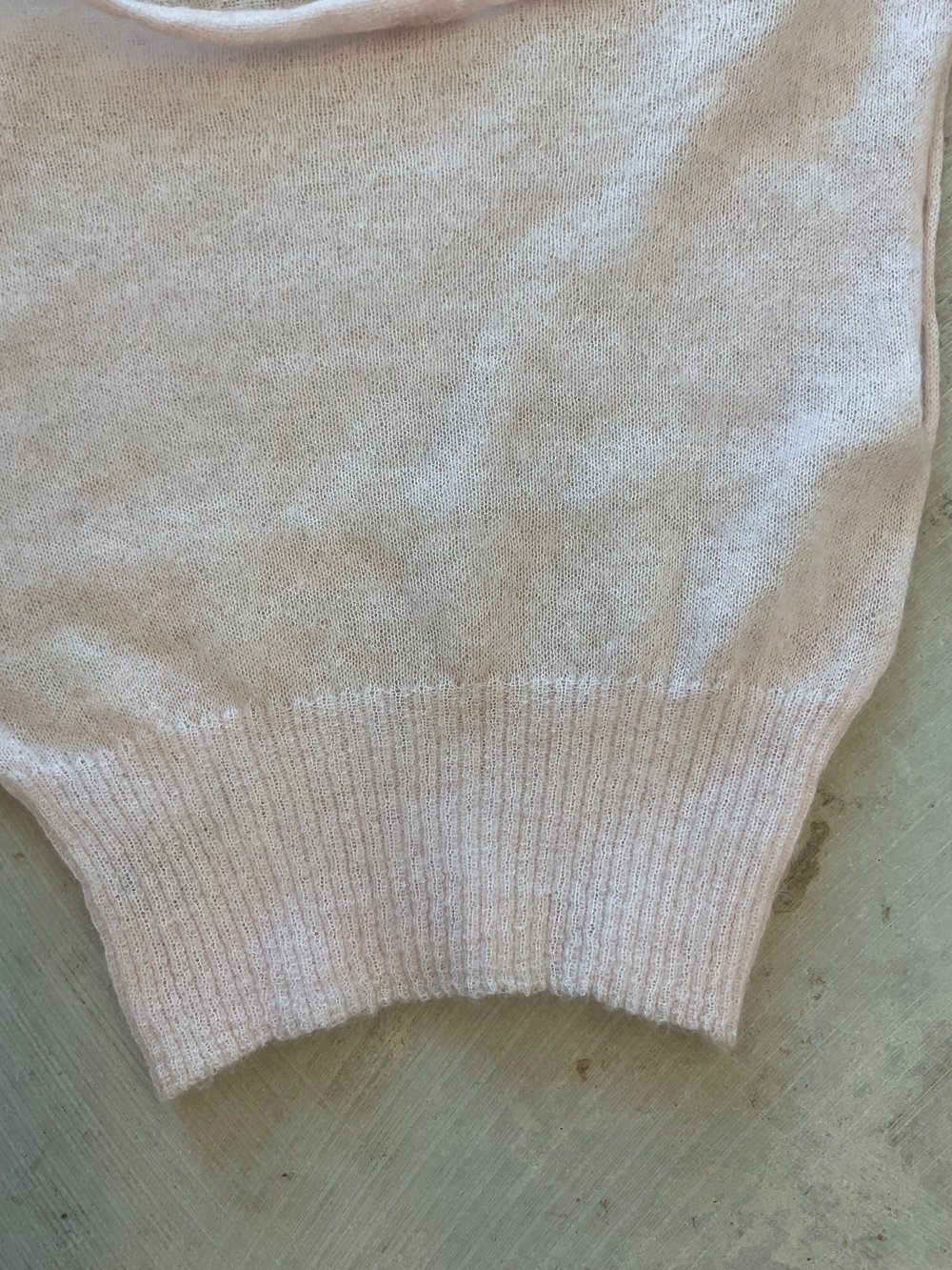 Knitted top Luna in balerina pink 