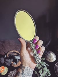 Image 2 of Silver hand mirror 