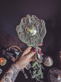 Image 1 of Cherub Hand mirror 