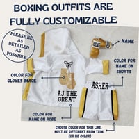 Image 2 of Tri-Color Baby Boxer Outfit