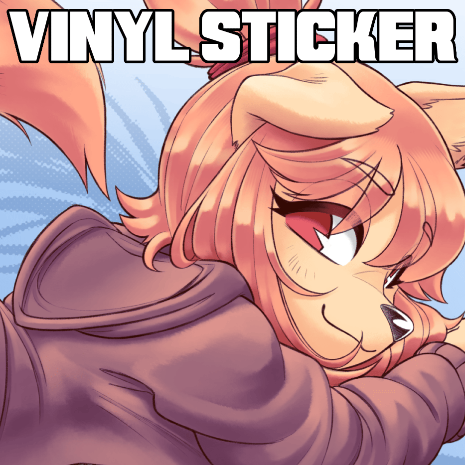 Biscuit Lapdog - Vinyl Sticker 