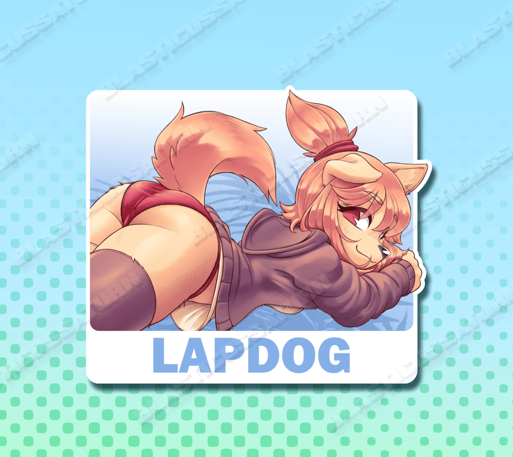 Biscuit Lapdog - Vinyl Sticker 