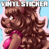 Cioccolata Tease - Vinyl Sticker