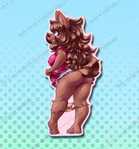 Image 2 of Cioccolata Tease - Vinyl Sticker