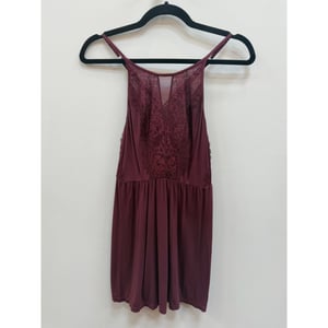 Image of Soma Burgundy Babydoll - Size L