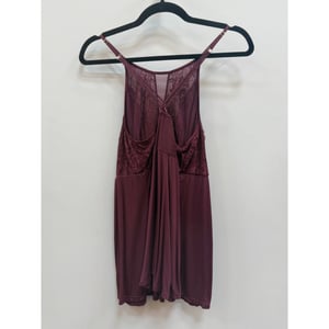 Image of Soma Burgundy Babydoll - Size L